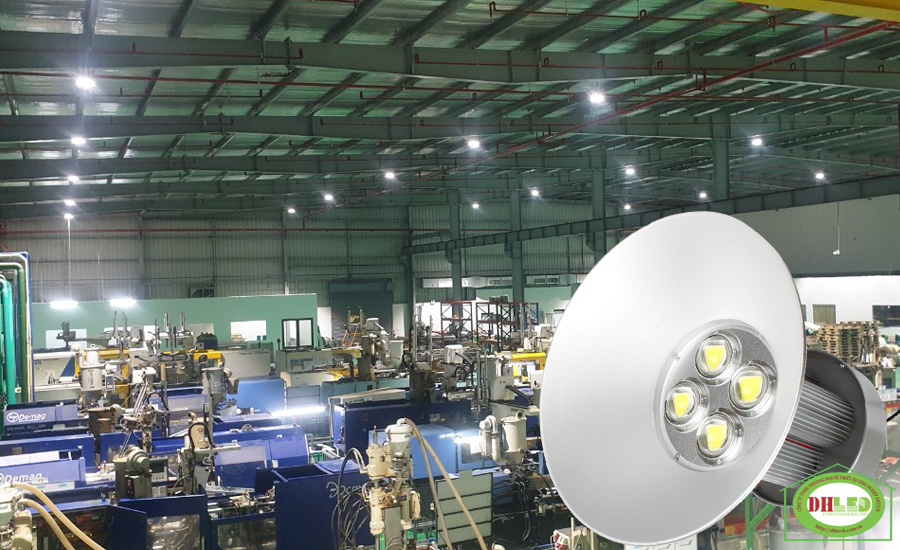 lắp đặt đèn led công xưởng 50w tại Nhà máy KL Technology - KCN Quang Minh - Hà Nội